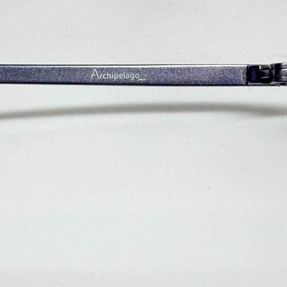 Archipelago Eyeglasses Frames Half Rim Black Silver 51-17-130 H20353 - Picture 5 of 7